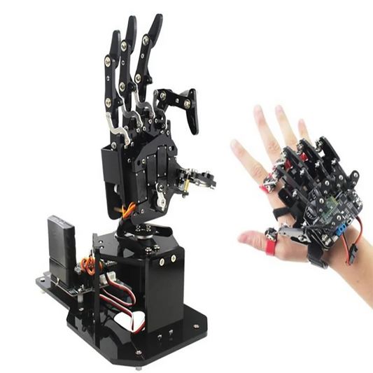 Robot Palm Hand Manipulator Open Source Code 5 Hands Educational Kit with Ps2/Somatosensory Gloves STEM For Arduino STM32 Bionic