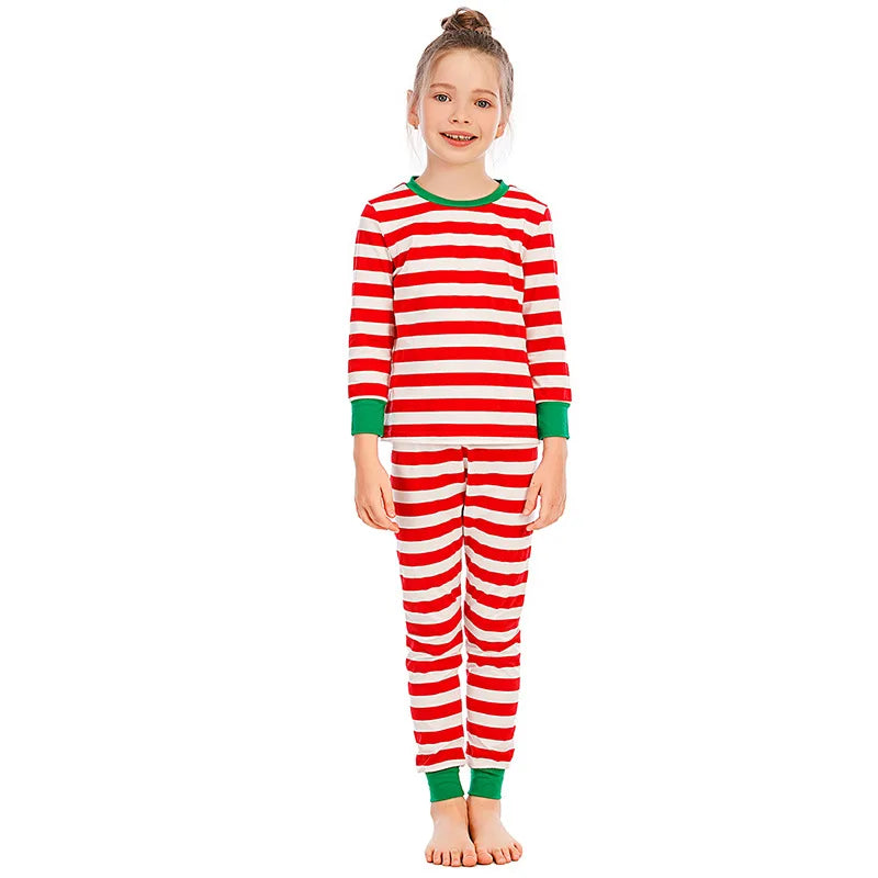 Christmas Pajamas Sets Children's Sleepwear Mother Father Kids Family Look Couples Pajamas