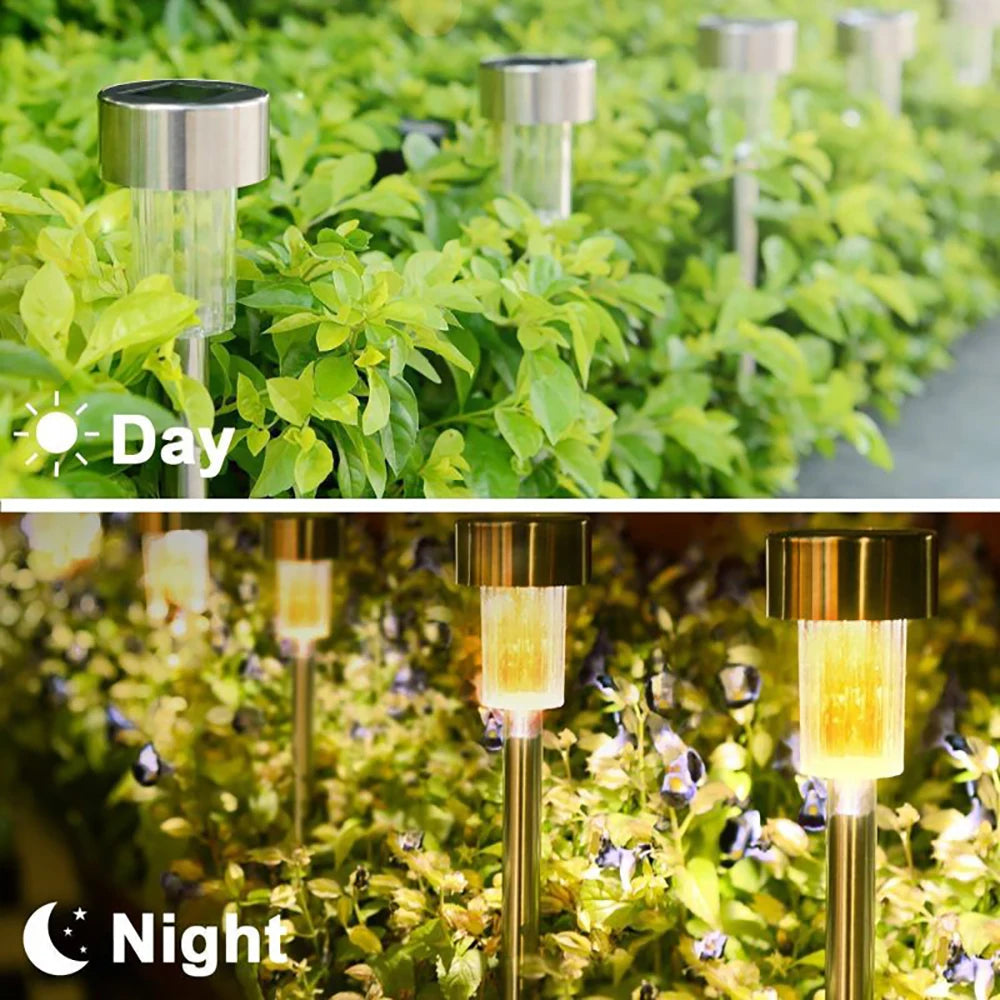 Outdoor Solar Lights Garden Lights Solar Powered Lamp Lantern Waterproof Landscape Lighting Pathway Yard Lawn Garden Decoration