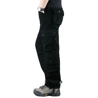 Cargo Pants for Men Loose Army Tactical Pants Multi-pocket Trousers