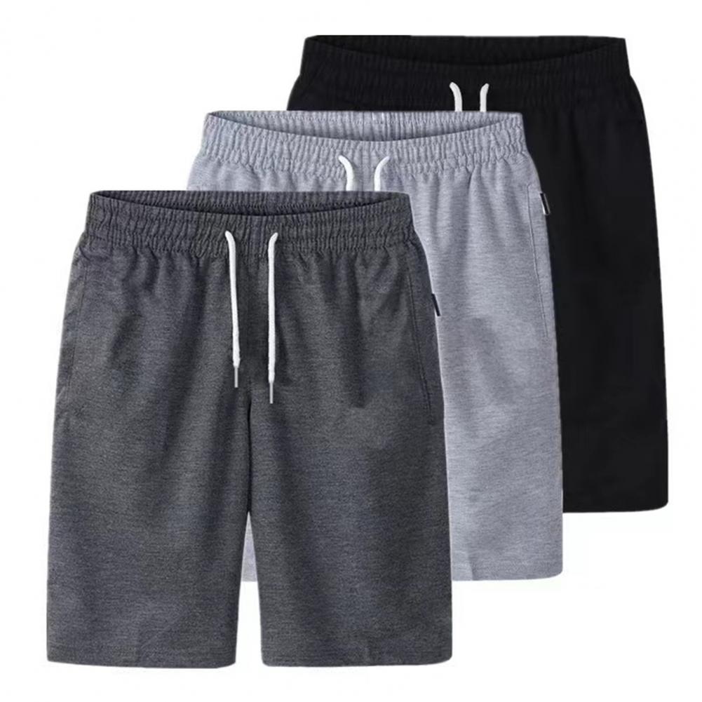 Side Zipper Pockets Men Shorts Casual Shorts Gym Fitness Baskeball Running Shorts Sport Short Pants Summer Trousers Sweat Shorts