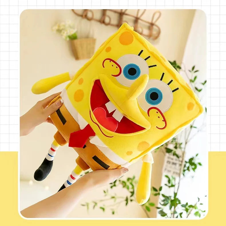 45-80CM SpongeBob SquarePants Patrick Star Doll Anime Cartoon Plush Toy Soft Cute Stuffed Collection Children's Birthday Gift