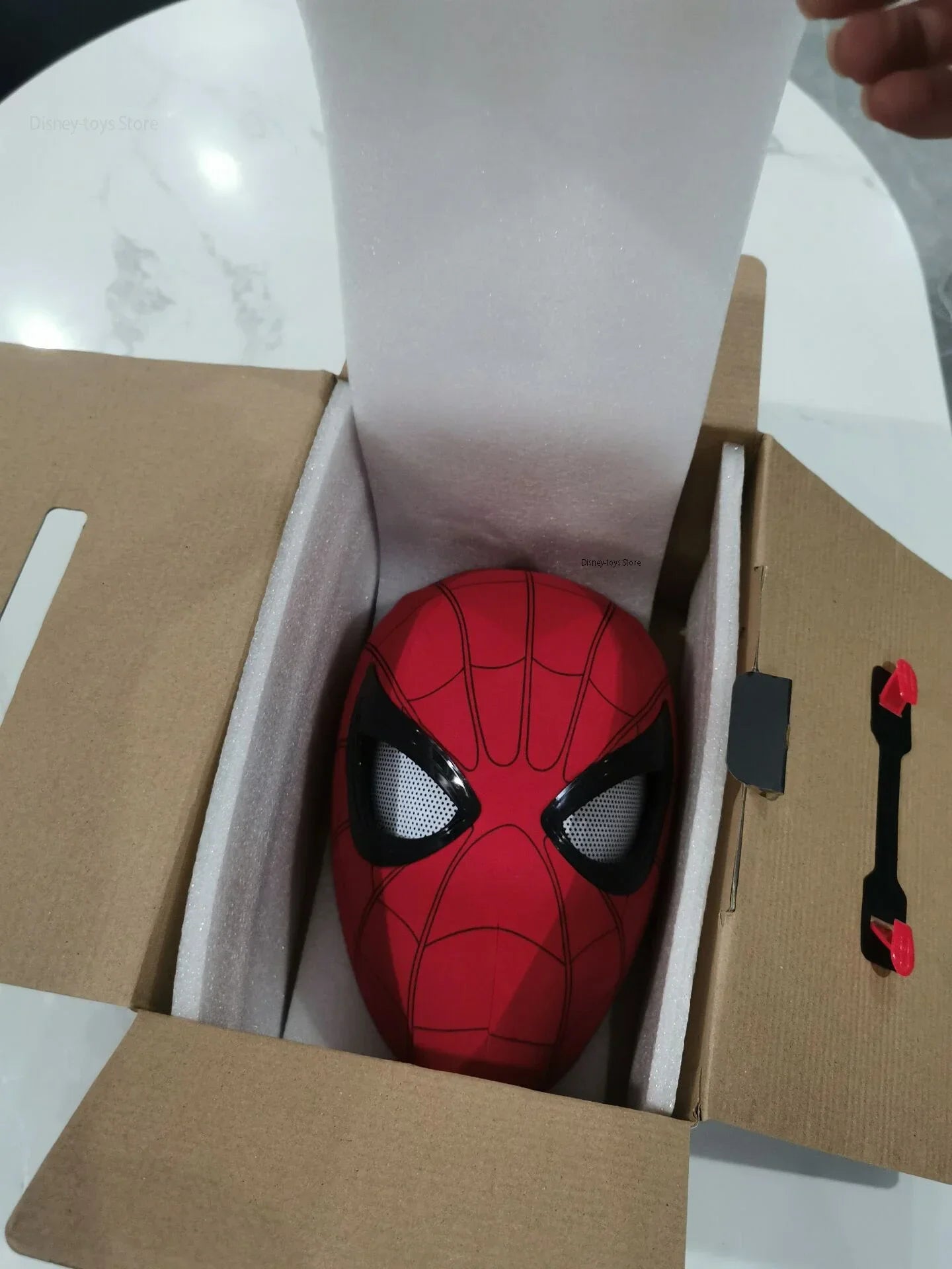 New Spider man no Way Home Spider Man Mask Luxury Helmet Rechargeable Remote Eyes Movable Mask Cosplay Decoration Toys