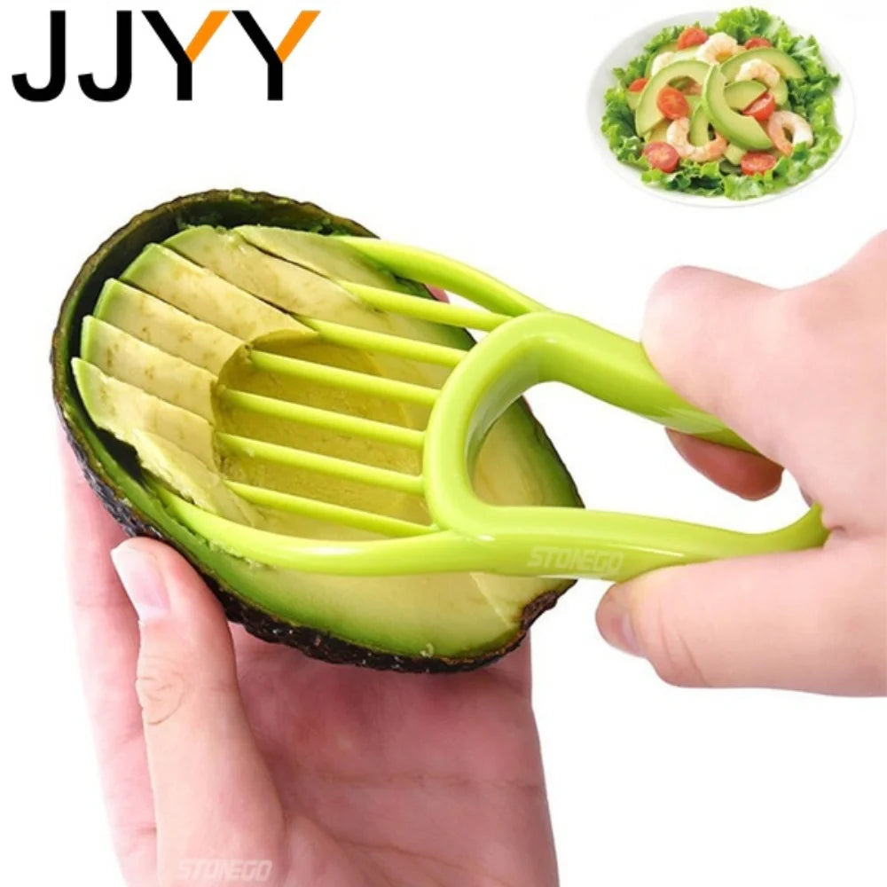 Avocado Slicer Shea Corer Butter Fruit Peeler Cutter Pulp Separator Plastic Knife Kitchen Vegetable Tools