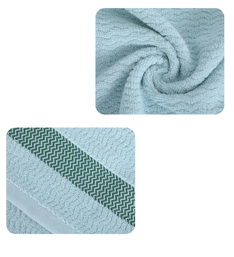 2 Towels Thickened Absorbent Towel Pure Cotton Quick Absorbent Soft Quick Dry Thickened Face Towel