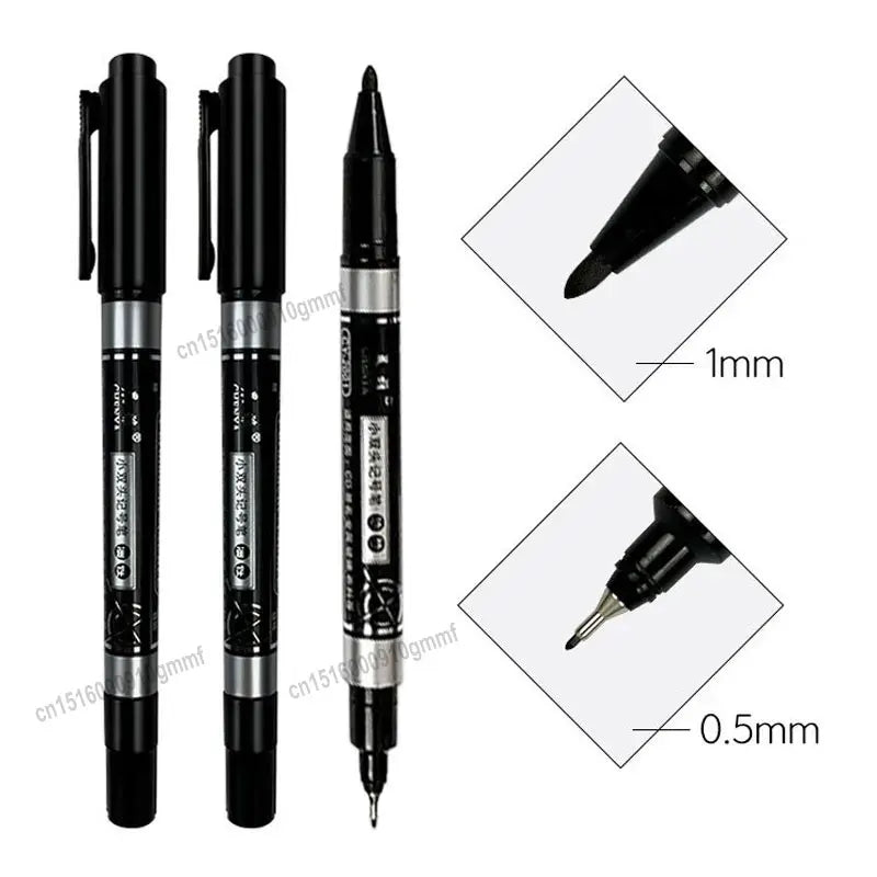 Permanent Art Marker Fine liner Pen 0.5mm 1mm Fine Line Comics Painting Drawing Signature Writing Stationery