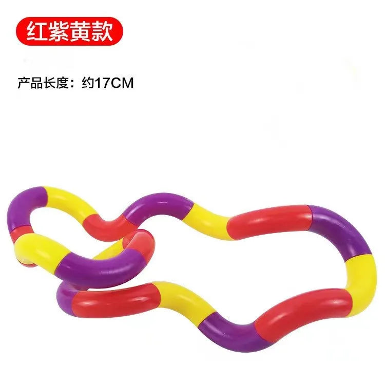 Pop Anti Stress Fidget Toy Twisted Ring Children Deformation Rope Perfect for Stress Kids Play Toy Stress Relief Toys for Adult