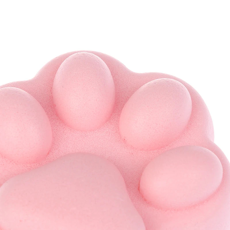 1Pcs Cute Pink Small Cat Paw Slow Rebound Fidget Toy Cat Foot Wet Soft Finger Pinch Decompression Squishy Toy Release Toys