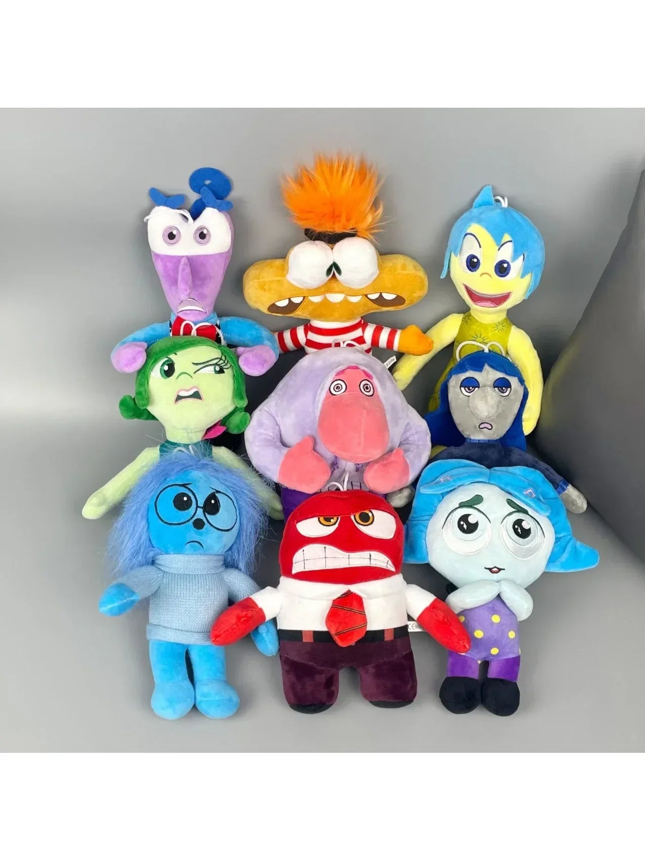 Inside Out 2 Plush Anxiety Doll Cute Joy Fear Anger Disgust Sadness Riley Plushies Toys Collection Model Toy Birthday Gift