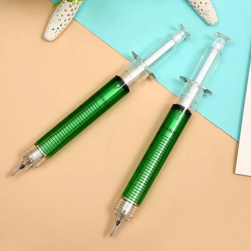 Syringe Needle Mechanical Pencil 0.5mm Automatic Pen Writing Tool