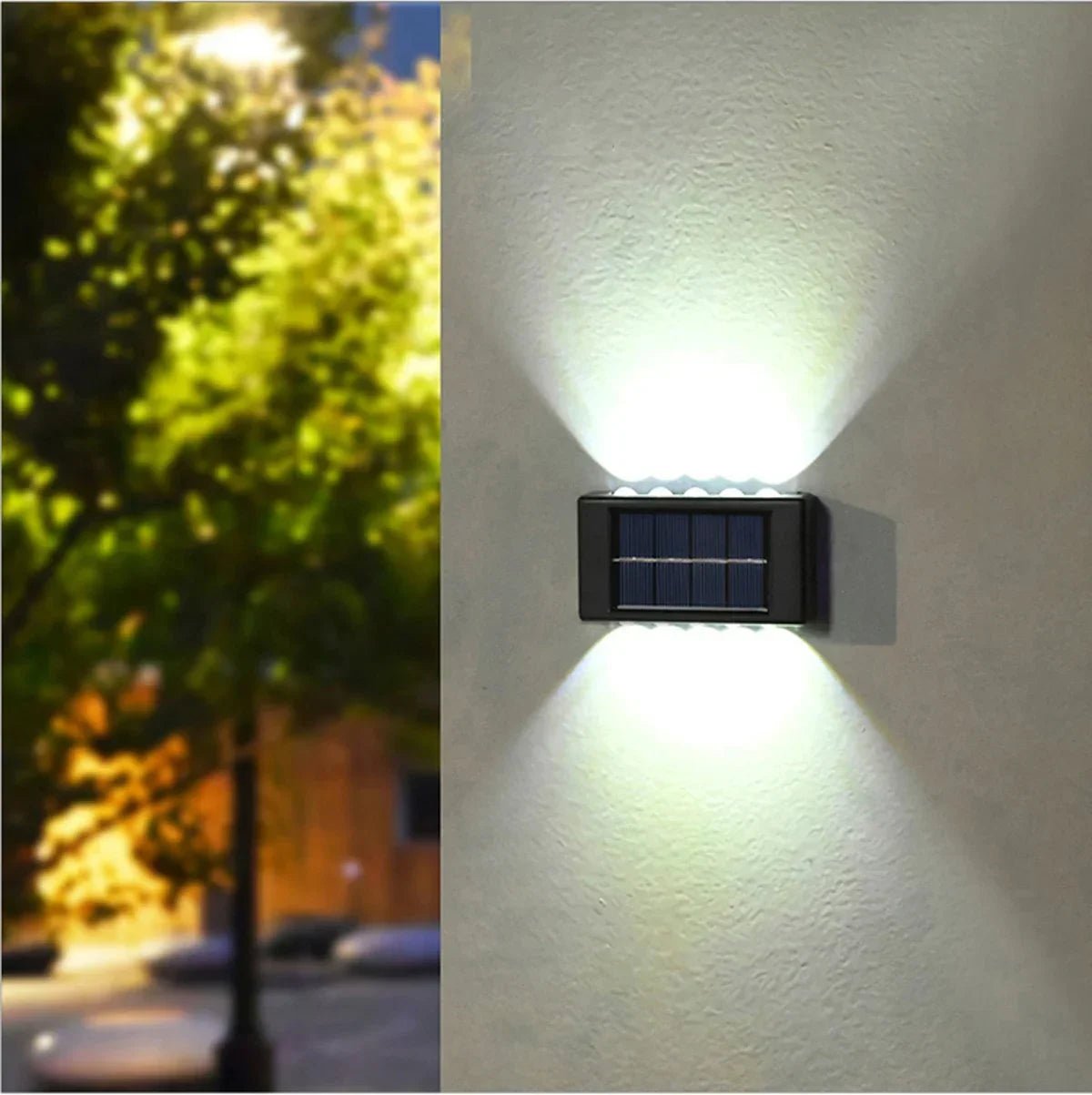 10 LED Solar Wall Lights Outdoor Waterproof Solar Powered Security LED Light For Garden Yard Fence Home Decoration Lighting