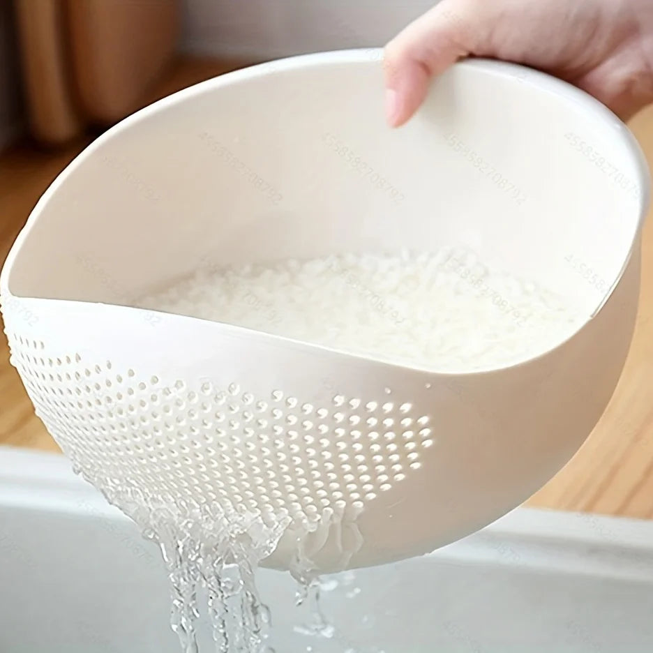 Rice Drainage Basket Rice Filter Fruit and Vegetable Drainage Sieve Kitchen Supplies Small Tools Multi-purpose