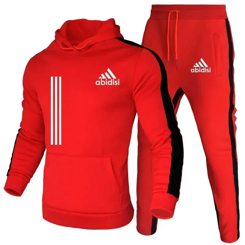 2 Piece Men's Track Suits Jogging Sports Suits Sets Sweatsuits Hoodies Jackets and Athletic Pants Men Clothing