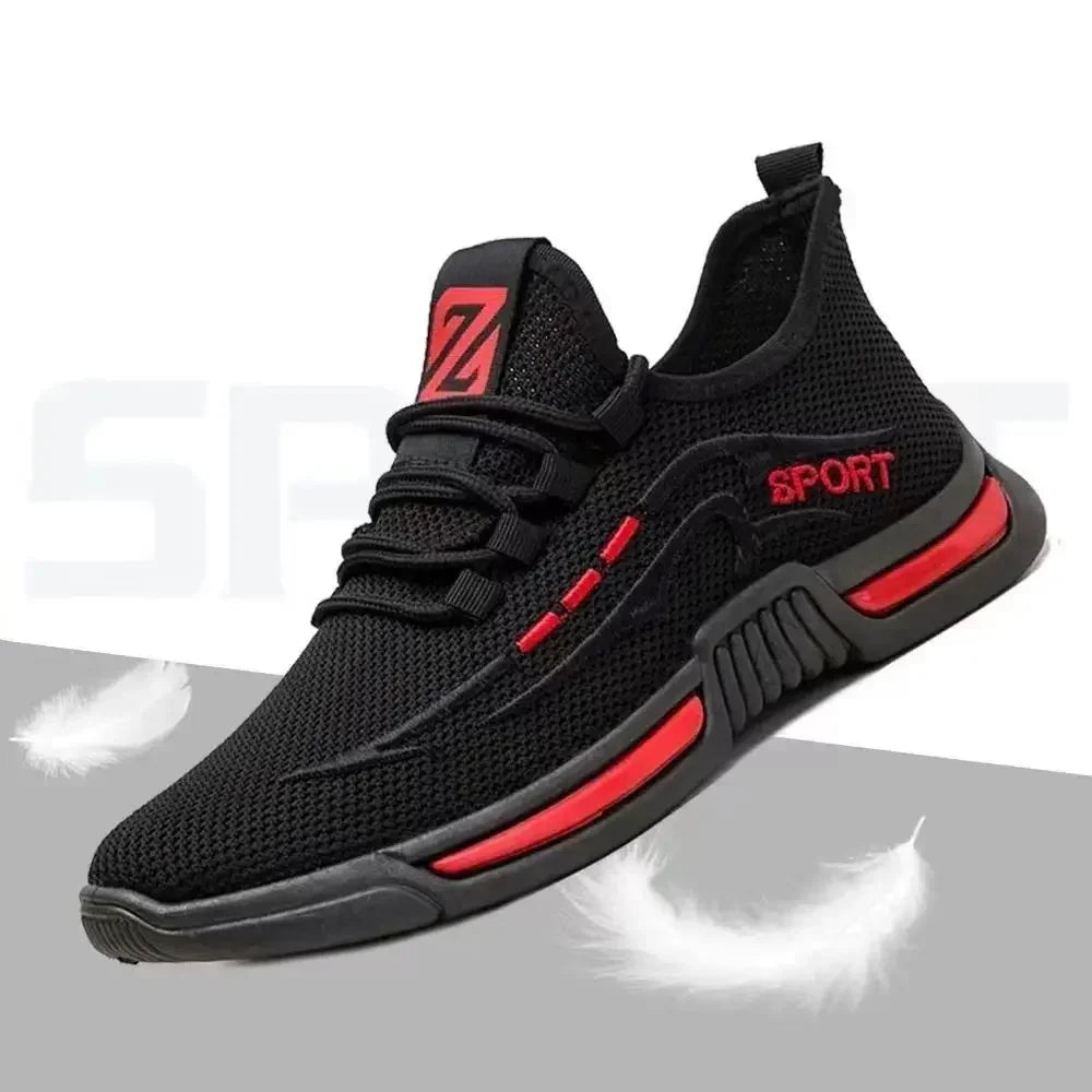 Male Sneakers Simple Men's Casual Shoes Non-slip Men's Shoes Breathable Running Shoes