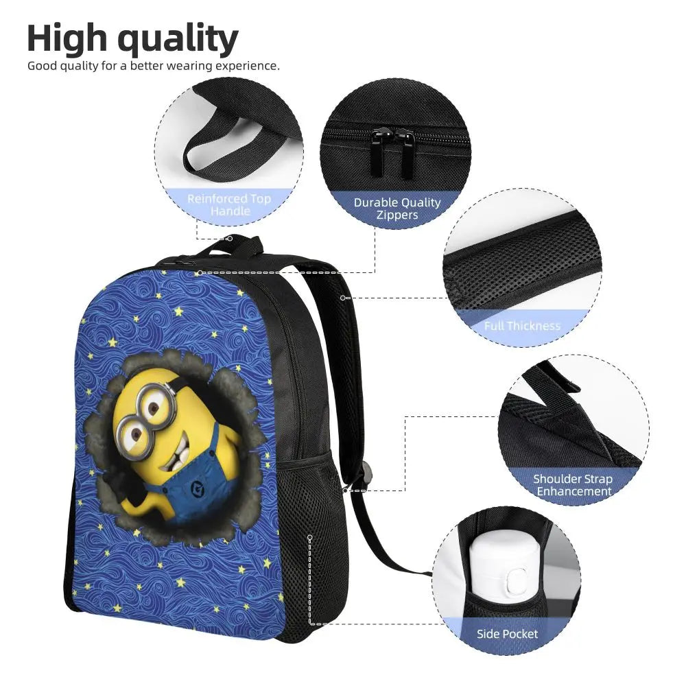 Despicable Me 4 Movie School Backpack