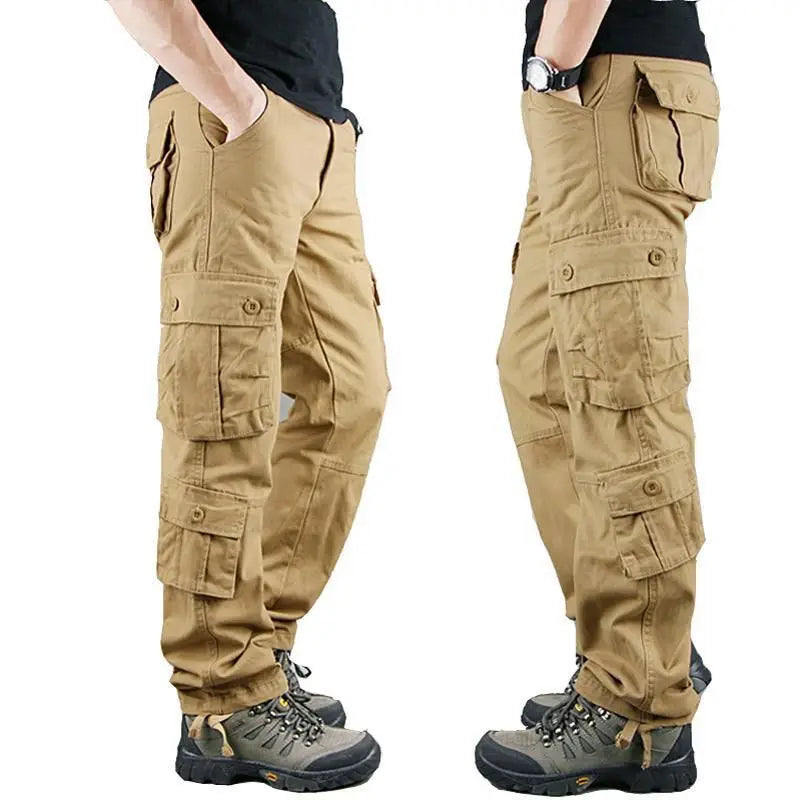 Cargo Pants for Men Loose Army Tactical Pants Multi-pocket Trousers