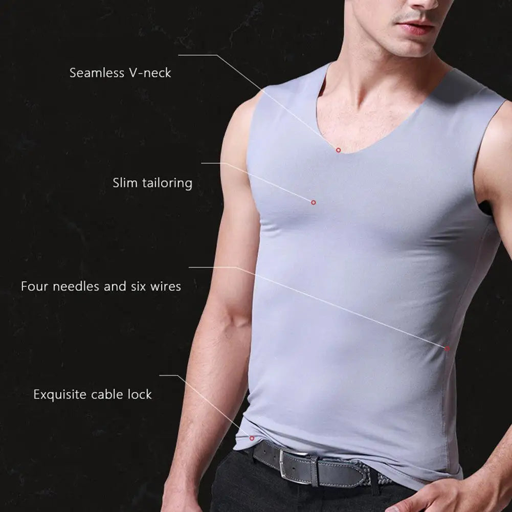 New Mens Mesh Vest Ice Silk Quick-drying Bodybuilding Tank tops Fitness Muscle Sleeveless Narrow Vest Fitness Casual Sport Tops