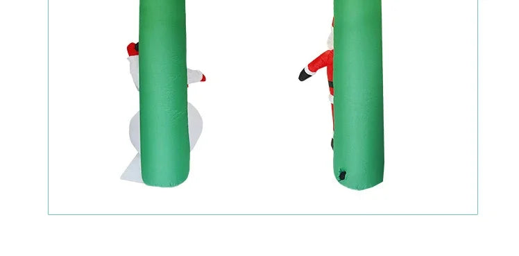 Christmas yard decoration props inflatable Christmas arch Santa Claus snowman inflatable air model