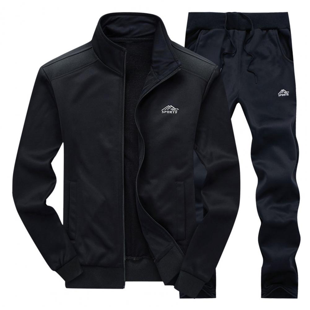 Men Tracksuit Casual Sets Men's Sportswear Running Sports Suit Jacket Pant Two Piece Jogger Outfit Set Clothing