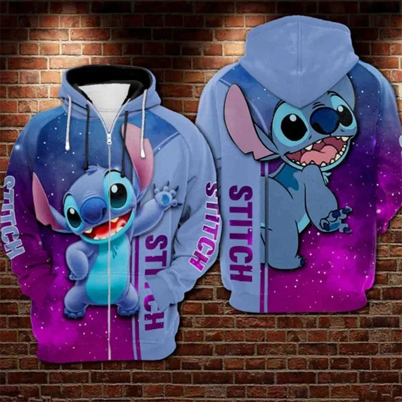 Disney Stitch Galaxy All Over Printed 3d Hoodie, Gift For Friend, Stitch And Lilo Hoodie