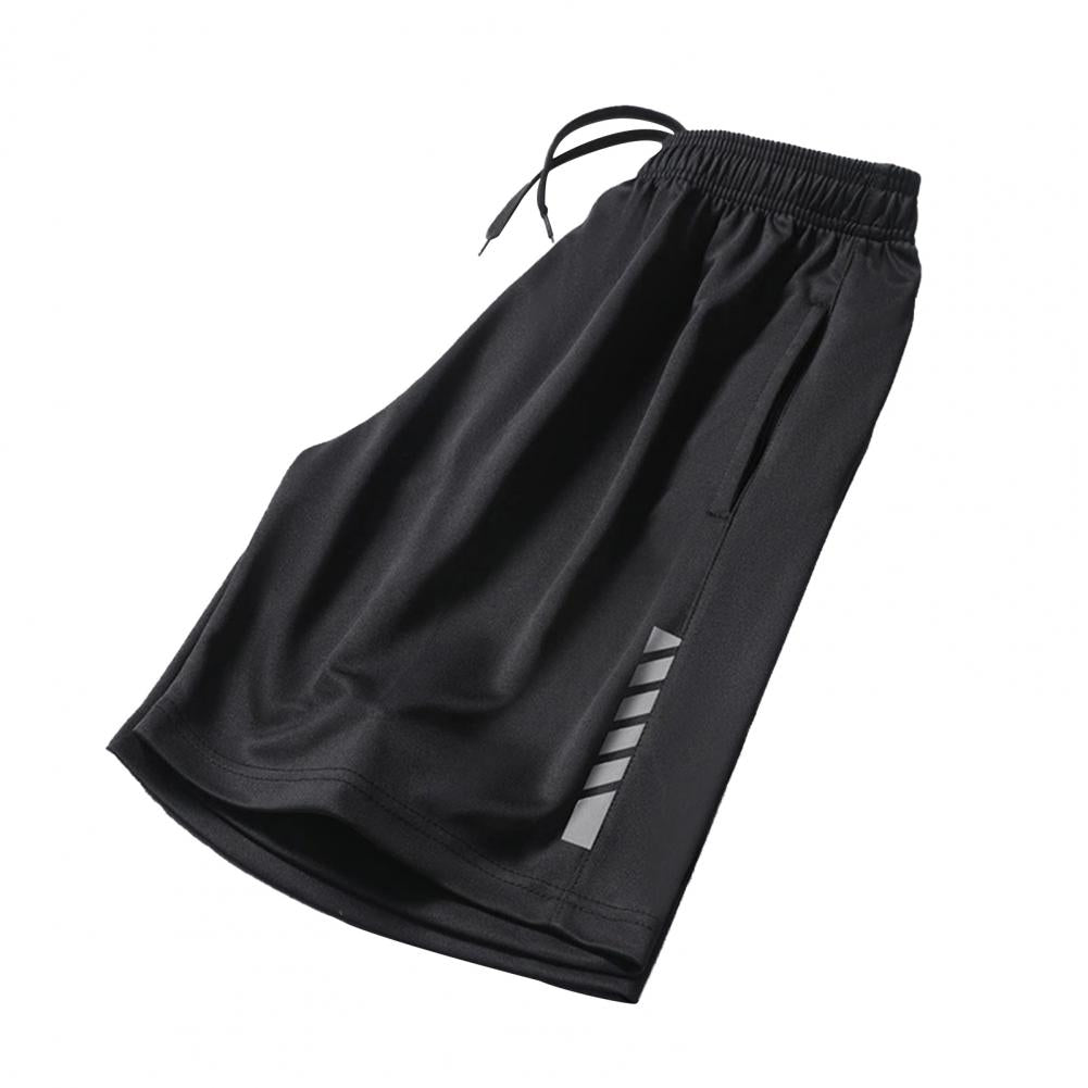 Men Run Shorts Patchwork Training Shorts Zipper Pockets Gym Sports Quick Dry Short Casual 2022 New Summer Fitness Shorts