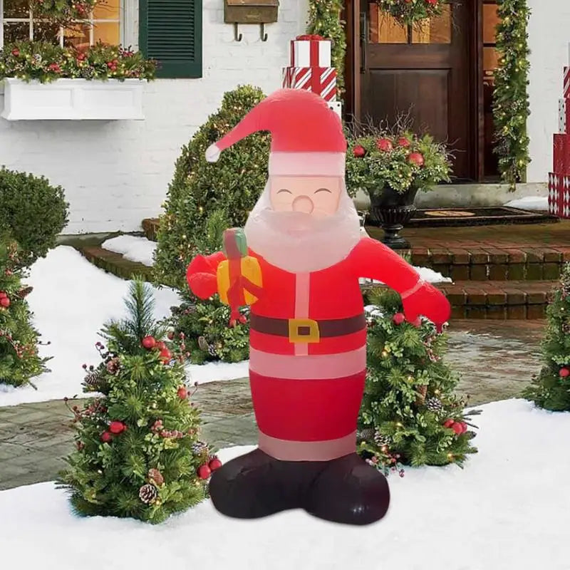 Inflatable Santa 4.92ft LED Lighted Christmas Santa Claus Decorations