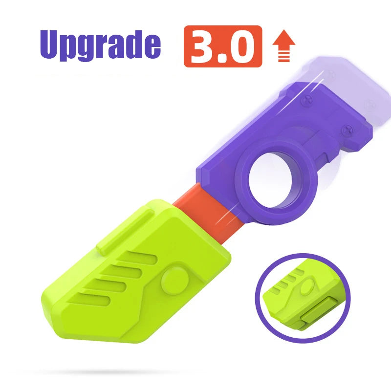 Fidget Toys 3D Printing Carrot Knife Gun Sensory Fidget Toy for Kids Adult Anxiety Stress Relief