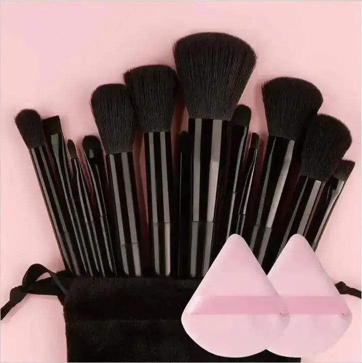 Premium Synthetic Nylon Bristle Makeup Brush Set - Soft, Gentle, and Cruelty-Free for Flawless Foundation, Blush, Powder,