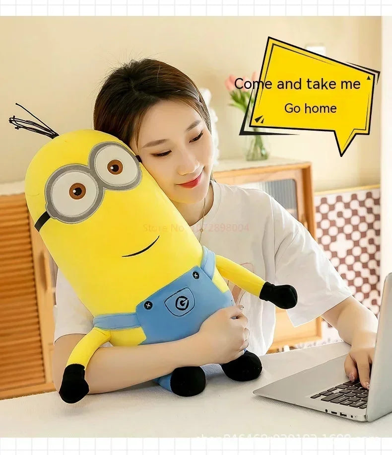 Minions Characters Yellow Plush Toys Bob Stuart In Jeans Soft Toys Dolls & Hobbies Christmas Birthday Gift