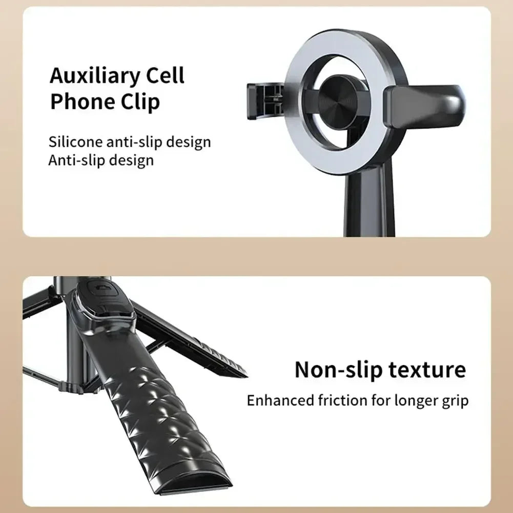 Mobile Phone Portable Wireless Magnetic Selfie Stick Tripod Foldable With Remote For iPhone Samsung