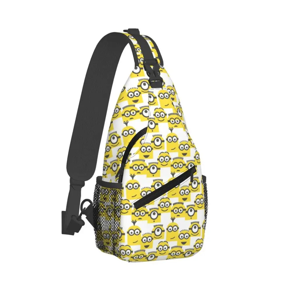 Minions Crossbody Chest Backpack Minion Shoulder Backpack