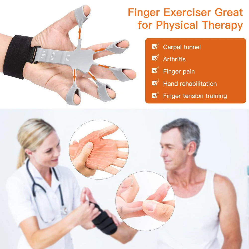 Silicone Grip Training and Exercise Finger