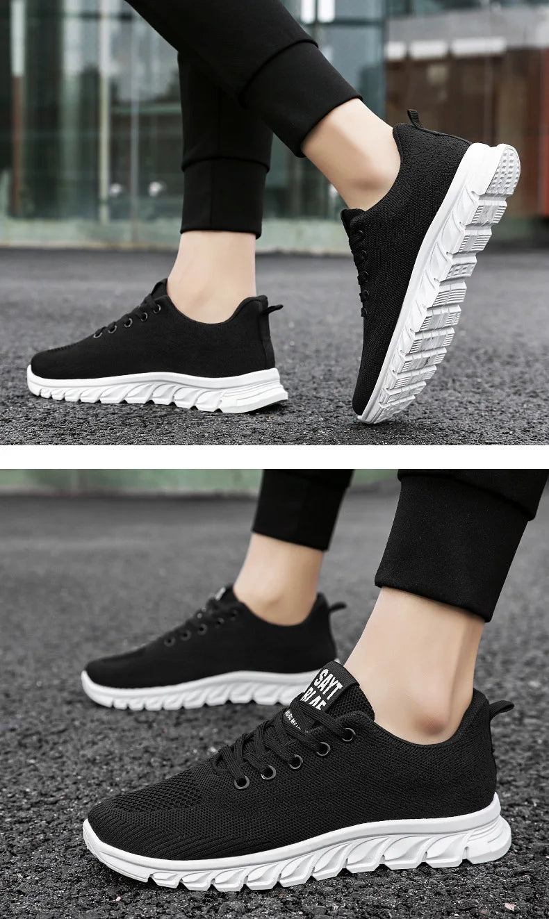 Men's running shoes Breathable Korean version of the trend casual shoes