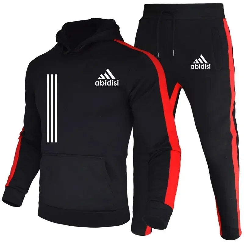 2 Piece Men's Track Suits Jogging Sports Suits Sets Sweatsuits Hoodies Jackets and Athletic Pants Men Clothing