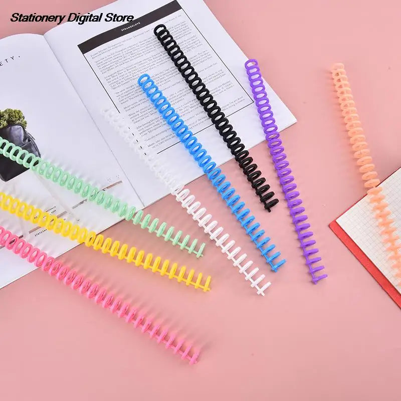 1/10Pcs 30 Holes Loose-leaf Paper Book Circles Ring Scrapbook Album Binder Spiral A4 Notebook Binding Clips