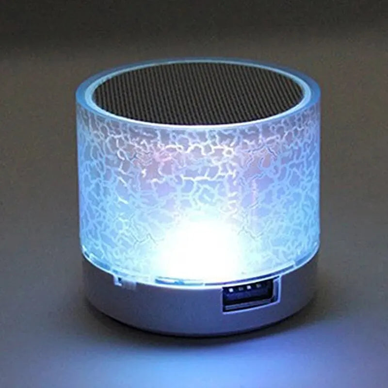 Mini Speaker Wireless Speaker Colorful LED TF Card USB Subwoofer Portable MP3 Music Sound Column For PC Phone