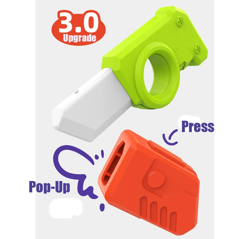 Fidget Toys 3D Printing Carrot Knife Gun Sensory Fidget Toy for Kids Adult Anxiety Stress Relief