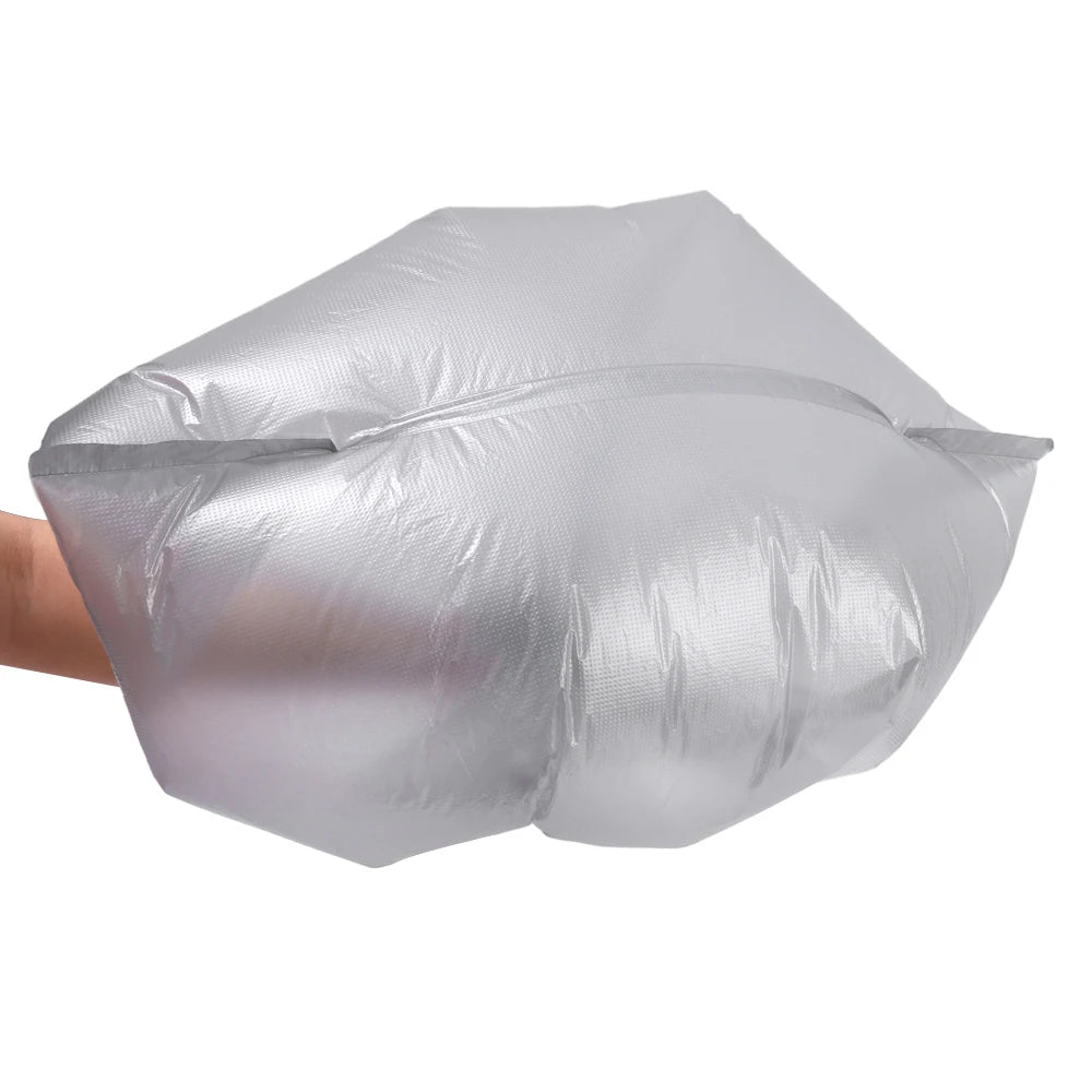 Super Large Silver Bags Thicken Plastic Moving Packaging Bag Transparent with Handle for Duvet Blanket  Bedding Clothing Storage