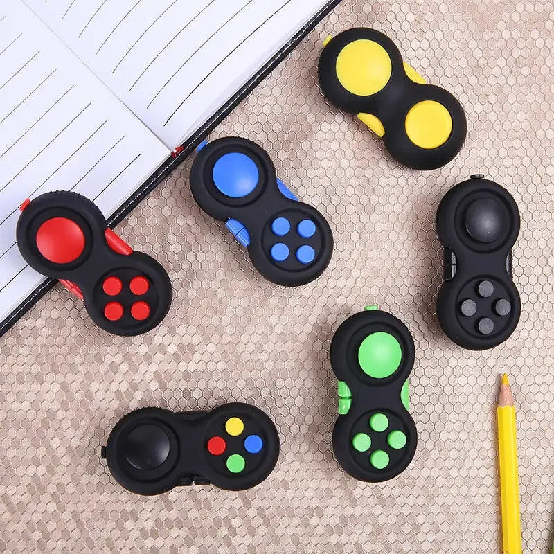 8 Fidget Functions Controller Pad Game Focus Fidget Toy Fidget Pad Cube Relieves Stress and Anxiety Toy