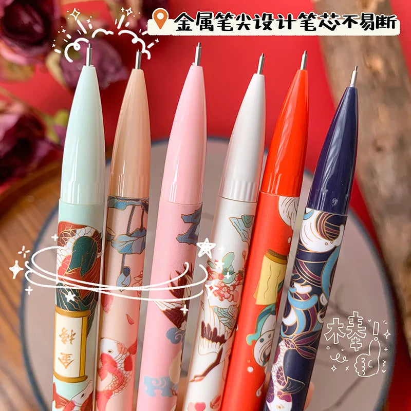 Mechanical Pencil School Supplies Cute Things Pencils for School Anime Stationery Pens Kit