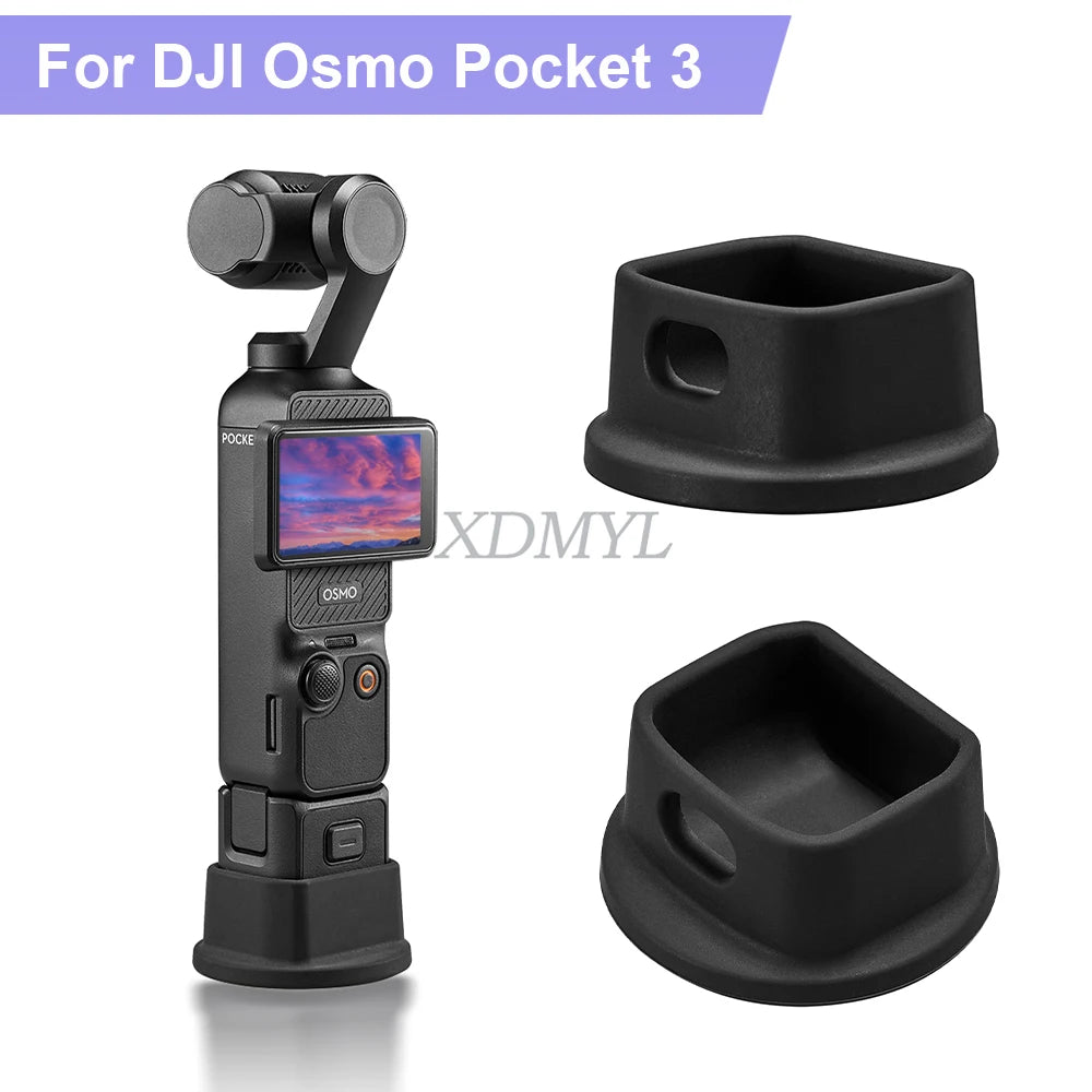 Silicone Base For DJI Osmo Pocket 3 Dock Desktop Anti-skid Fixed Extension Base Stand Quick Release Base Camera Accessories