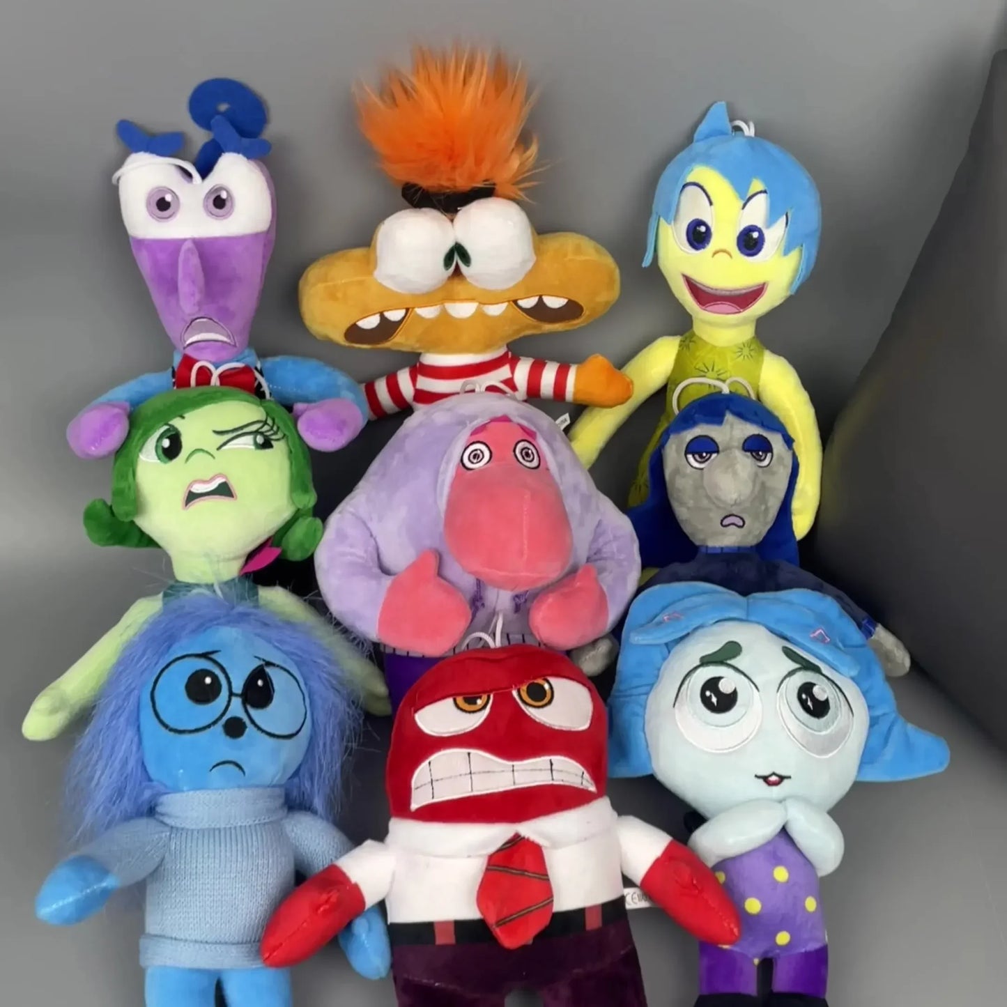 Inside Out 2 Plush Anxiety Doll Cute Joy Fear Anger Disgust Sadness Riley Plushies Toys Collection Model Toy Birthday Gift