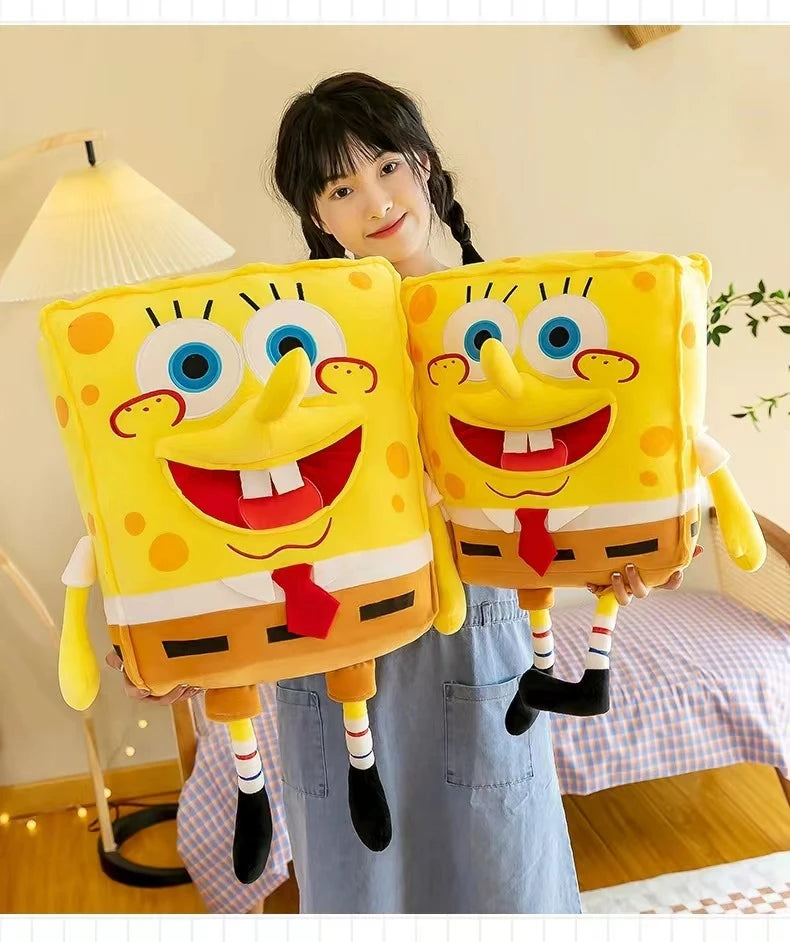 45-80CM SpongeBob SquarePants Patrick Star Doll Anime Cartoon Plush Toy Soft Cute Stuffed Collection Children's Birthday Gift