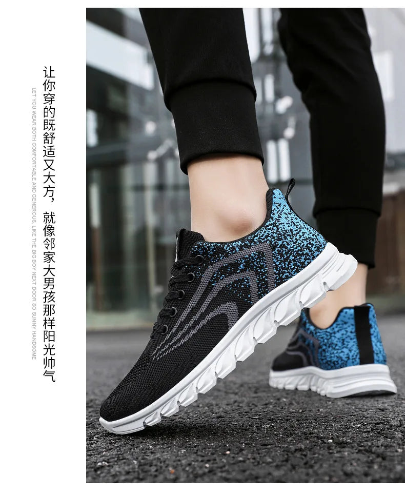 Men's running shoes Breathable Korean version of the trend casual shoes