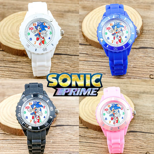 Game Sonic The Hedgehog Children Watch Fashion Silicone Student Quartz Electronic Watch Christmas Gifts