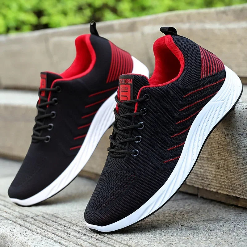 Men Breathable Sneakers Spring New Soft-soled Casual Shoes Running Shoes Man Lightweight Casual Non-Slip Shoes Zapatillas Hombre