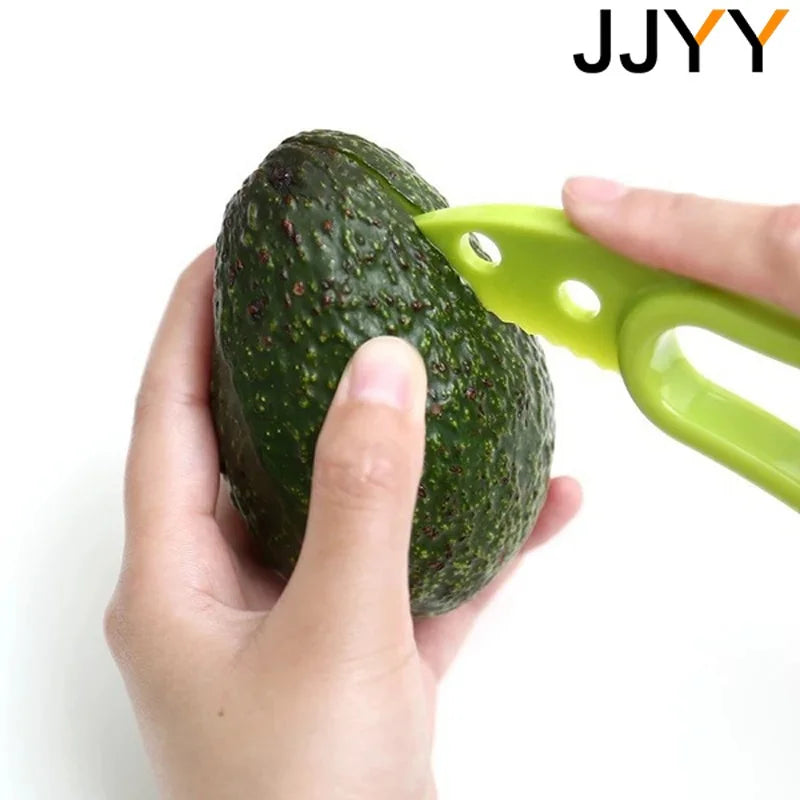 Avocado Slicer Shea Corer Butter Fruit Peeler Cutter Pulp Separator Plastic Knife Kitchen Vegetable Tools