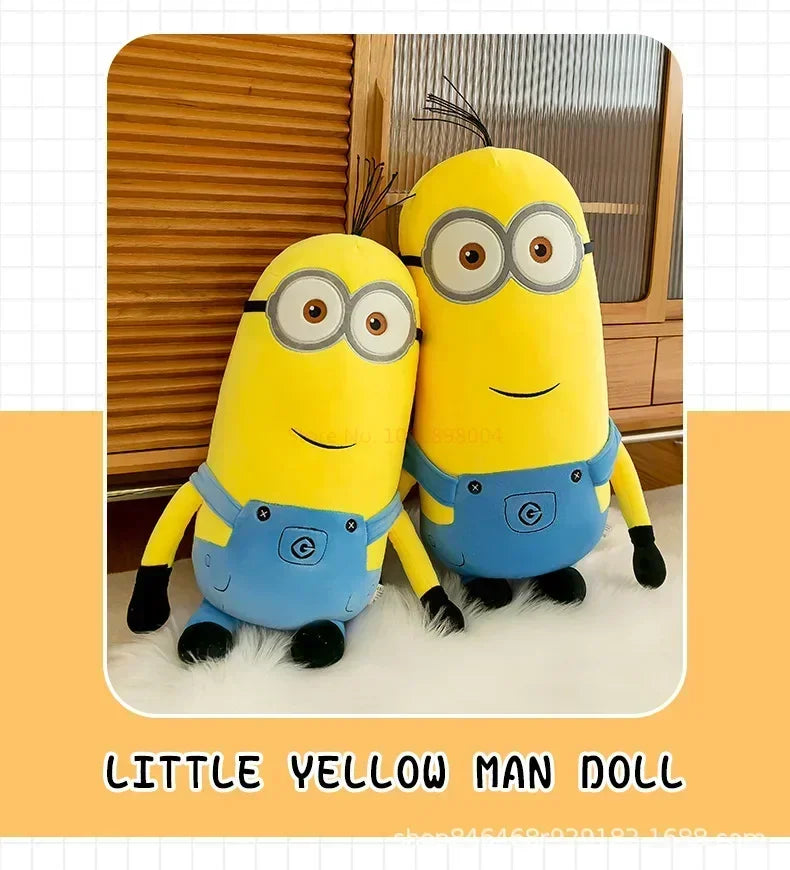 Minions Characters Yellow Plush Toys Bob Stuart In Jeans Soft Toys Dolls & Hobbies Christmas Birthday Gift