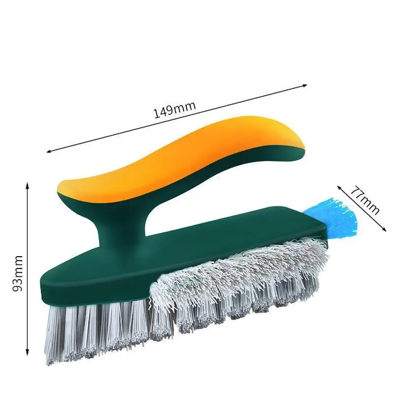 Wall Corner Cleaning Brush 4 In1 Multifunctional Toilet Gap Brush with Handle Window Gap Cleaning Brush Household Cleaning Tools