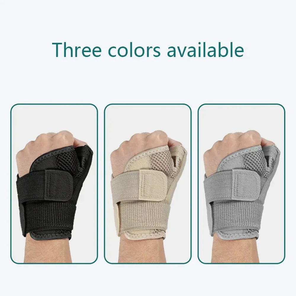 1Pcs Flexible Splint Wrist Thumb Support Brace for Tendonitis Arthritis Breathable Thumb Protector Guard Fits Right & Left Hand